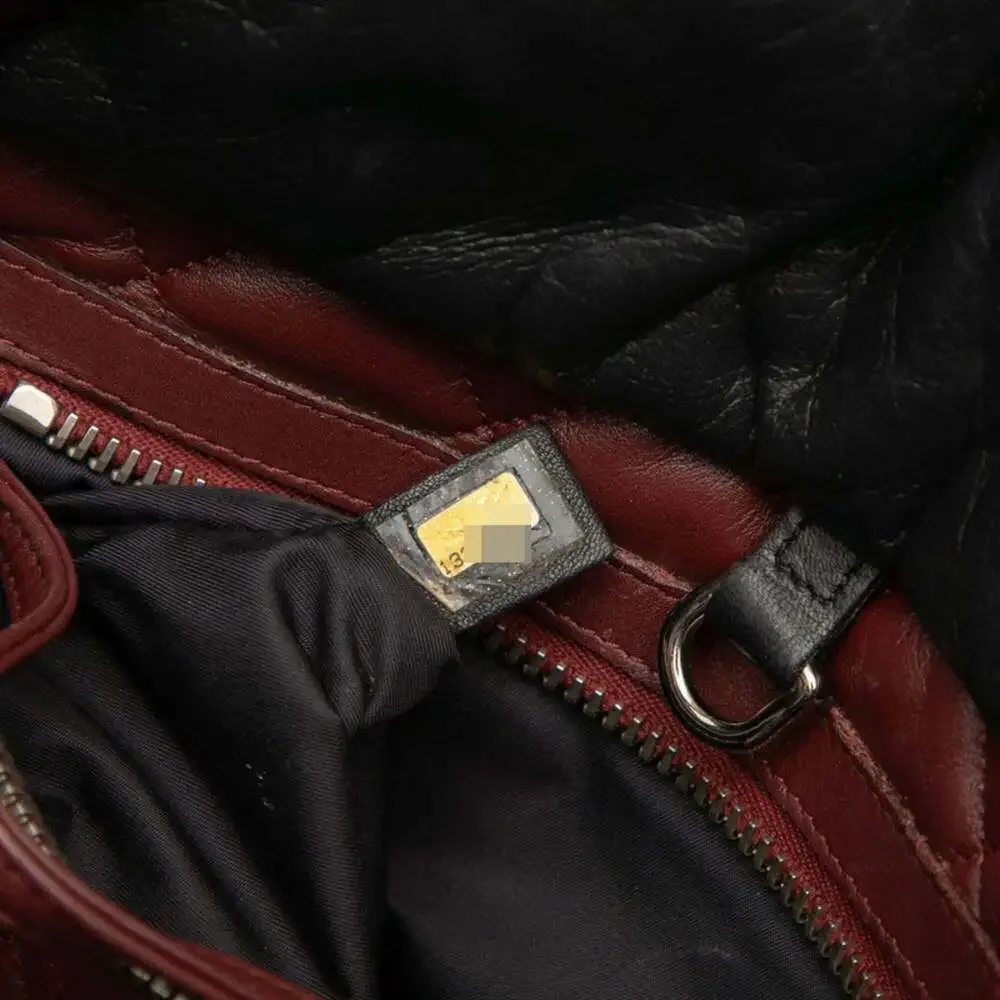 CHANEL Black Leather Tote Bag